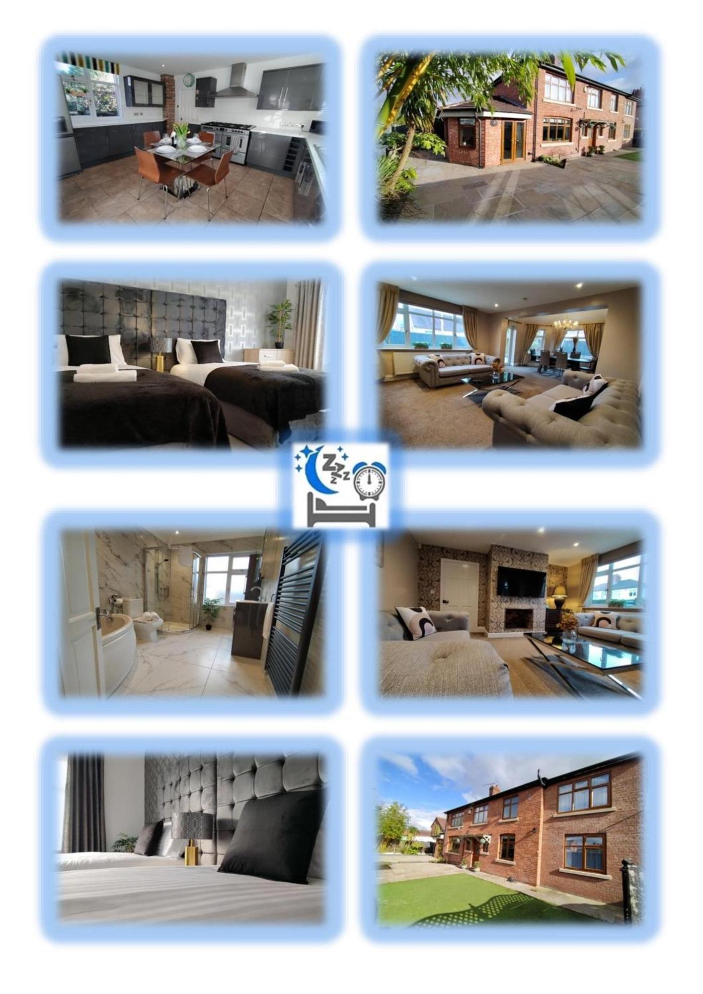Villa Sirius House - Sleeps 7, Driveway, Garden à Crewe Extérieur photo